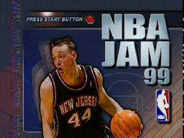 NBA Jam 99 Title Screen